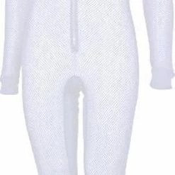 Super Brynje - Thermische Overall - Buitenactiviteiten - Wit - Maat XXL