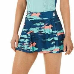 Asics Match W Skort Graphic Dames Blauw - M -Sportkleding-Dames Winkel 291x840 10
