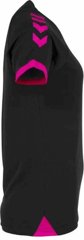 Hummel Fyn Shirt Korte Mouw Dames - Zwart / Magenta | Maat: M 9 Hummel Fyn Shirt Korte Mouw Dames - Zwart / Magenta | Maat: M - Afbeelding 7