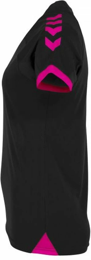 Hummel Fyn Shirt Korte Mouw Dames - Zwart / Magenta | Maat: M 11 Hummel Fyn Shirt Korte Mouw Dames - Zwart / Magenta | Maat: M - Afbeelding 9