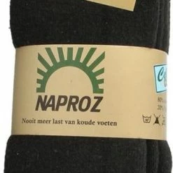 Naproz - Thermosokken - 3 Paar - Zwart - Maat 47-49