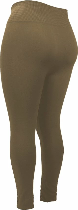 DUCCA Dames Thermo Legging - High Waist - Zand - Maat XL/XXL 4 DUCCA Dames Thermo Legging - High Waist - Zand - Maat XL/XXL - Afbeelding 2
