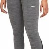 Nike Pro 365 7/8 Tight Sportlegging - Maat M - Vrouwen - Donker Grijs - Zwart - Wit