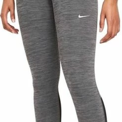 Nike Pro 365 7/8 Tight Sportlegging - Maat M - Vrouwen - Donker Grijs - Zwart - Wit