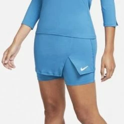 Nike Court Shirt Sportshirt - Maat XL - Vrouwen - Blauw -Sportkleding-Dames Winkel 334x840 1