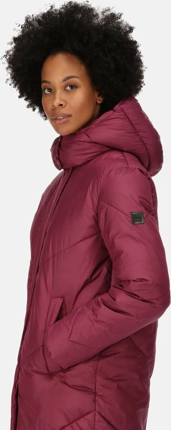 De Regatta Longley Extra Lange Jas - Dames - Waterafstotend - Geïsoleerd - Paars 6 De Regatta Longley Extra Lange Jas - Dames - Waterafstotend - Geïsoleerd - Paars - Afbeelding 4