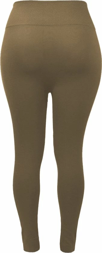 DUCCA Dames Thermo Legging - High Waist - Zand - Maat XL/XXL 5 DUCCA Dames Thermo Legging - High Waist - Zand - Maat XL/XXL - Afbeelding 3
