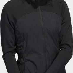 Adidas Golfjack Hybride Parka Dames Nylon Zwart Maat Xs -Sportkleding-Dames Winkel 340x840 1