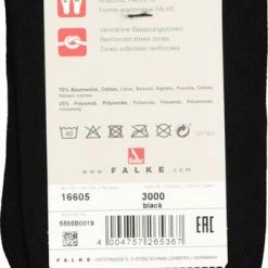 FALKE Run Gewatteerd Warm Ademend Hoogwaardig Anti Zweet Zacht Zonder Motief Kleurrijk Hardloop Hoog Katoen Zwart Unisex Sokken - Maat 49-50 27 FALKE Run Gewatteerd Warm Ademend Hoogwaardig Anti Zweet Zacht Zonder Motief Kleurrijk Hardloop Hoog Katoen Zwart Unisex Sokken - Maat 49-50 -Sportkleding-Dames Winkel 340x840 5