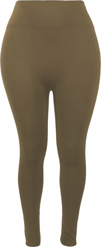 DUCCA Dames Thermo Legging - High Waist - Zand - Maat XL/XXL 3 DUCCA Dames Thermo Legging - High Waist - Zand - Maat XL/XXL