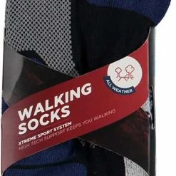 X Treme Sockswear Xtreme Sockswear Wandelsokken - 6 Paar Wandel Sokken - Multi Blue - Maat -Sportkleding-Dames Winkel 346x840