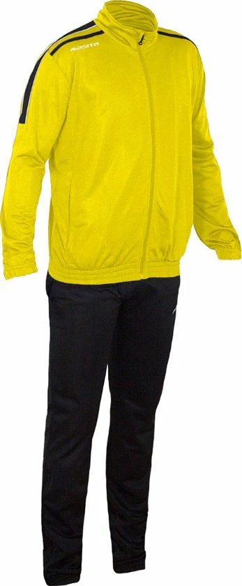 Masita | Trainingspak Striker - Trainingskleding Heren & Dames - Comfotech Materiaal - YELLOW/BLACK - 152 3 Masita | Trainingspak Striker - Trainingskleding Heren & Dames - Comfotech Materiaal - YELLOW/BLACK - 152