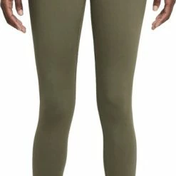 Nike One Tight Sportlegging - Maat L - Vrouwen - Olijfgroen