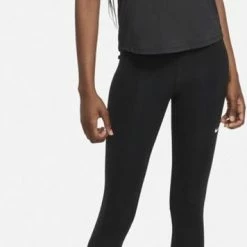 Nike Dri-FIT One Slim Fit Sporttop - Dames - Zwart - Maat XS -Sportkleding-Dames Winkel 356x840 4