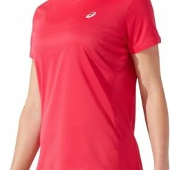 Asics Core SS Top Sportshirt - Maat S - Vrouwen - Roze -Sportkleding-Dames Winkel 360x840 2