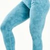 DM Training Wild Camo Sportlegging Dames - Squat Proof, Stylish Camouflage & High Waist - Blue / Blauw
