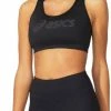 ASICS Logo Bra 2012B882-001, Vrouwen, Zwart, Sport Beha, Maat: M