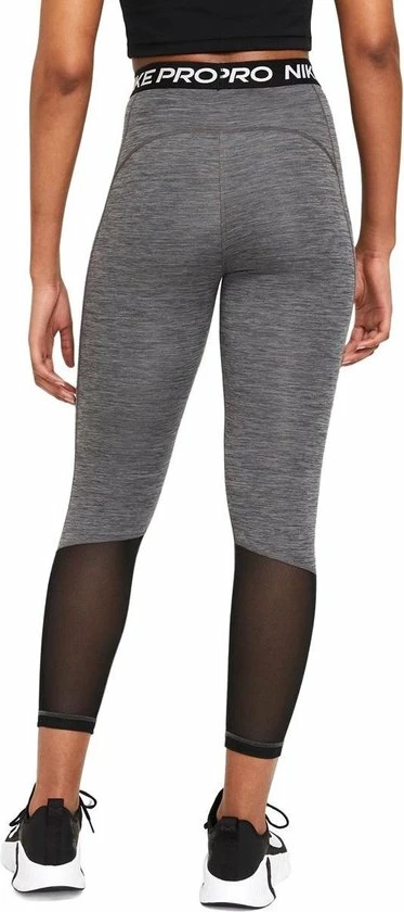 Nike Pro 365 7/8 Tight Sportlegging - Maat M - Vrouwen - Donker Grijs - Zwart - Wit 4 Nike Pro 365 7/8 Tight Sportlegging - Maat M - Vrouwen - Donker Grijs - Zwart - Wit - Afbeelding 2