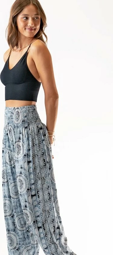 Merkloos Harembroek - Yoga - Loungewear - Sportbroek - Bohemian - Boho - Ibiza 5 Merkloos Harembroek - Yoga - Loungewear - Sportbroek - Bohemian - Boho - Ibiza - Afbeelding 3