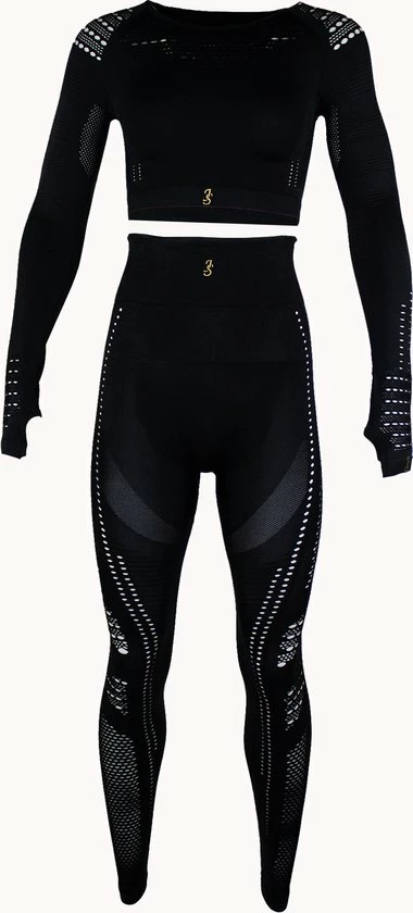JS Dames Trainingspak – Tracksuit – Yoga Suit – Sportkleding – Sportoutfit – Dames Legging – Fitness Set 5 JS Dames Trainingspak – Tracksuit – Yoga Suit – Sportkleding – Sportoutfit – Dames Legging – Fitness Set - Afbeelding 3