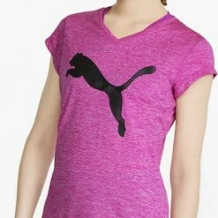 PUMA Train Favorite Heather Cat Sportshirt Dames - Maat XS -Sportkleding-Dames Winkel 406x840 2