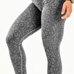DM Training Wild Animal Sportlegging Dames - Squat Proof, Stylish Animal Print & High Waist - Grey/grijs