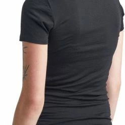 Icebreaker Siren SS Sweetheart Dames Thermoshirt - Black - M -Sportkleding-Dames Winkel 410x840