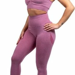 JT Supply – Shape – Sportlegging Dames High Waist – Sportbroek Dames – Sportkleding Dames – Shape Legging - Seamless Sportlegging - Hardloopbroek Dames – Tiktok Legging – Yogalegging Dames – Fitness Legging – Roze -Sportkleding-Dames Winkel 414x840 4