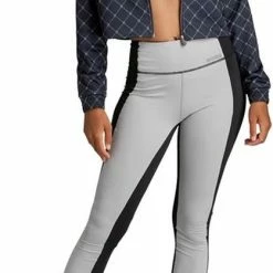 Björn Borg Bjorn Borg High Waist Tight Dames - Kleur Zwart/grijs - Maat 40