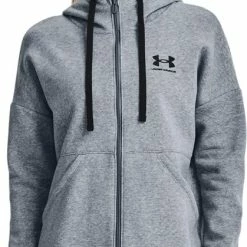 Under Armour Rival Fleece FZ Hoodie Dames Vest - Maat XL