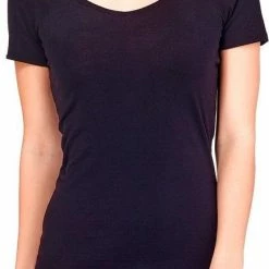 Icebreaker Siren SS Sweetheart Dames Thermoshirt - Black - M -Sportkleding-Dames Winkel 435x840