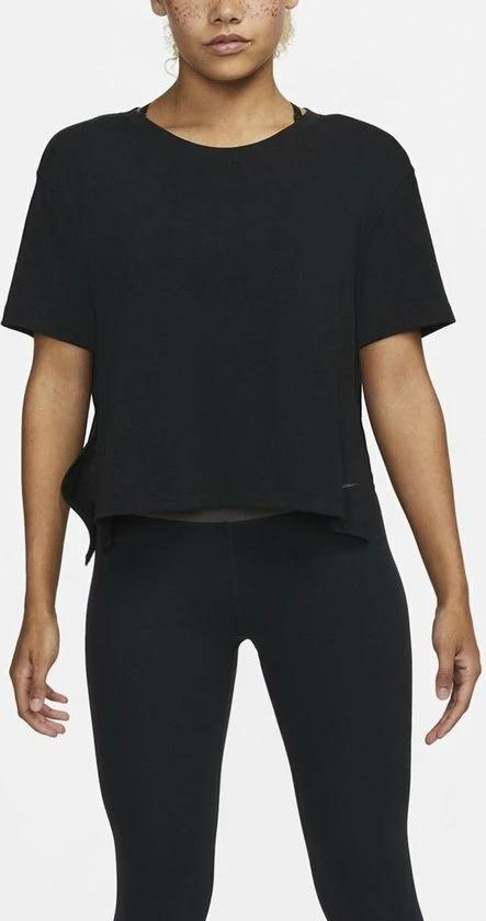 Nike Ny Dri-FIT S/S Top Dames Sportshirt - Maat L 8 Nike Ny Dri-FIT S/S Top Dames Sportshirt - Maat L - Afbeelding 6