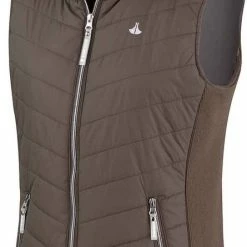 BJØRNSON Siri Bodywarmer Dames - Winddicht - Waterafstotend - Maat 40 - Bruin