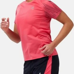 Odlo Sportshirt Dames - Kleur Paradise Pink - Maat L -Sportkleding-Dames Winkel 449x840 2