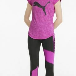 PUMA Train Favorite Heather Cat Sportshirt Dames - Maat XS -Sportkleding-Dames Winkel 459x840 2