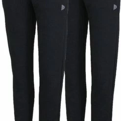 2-Pack Donnay - Joggingbroek Rechte Pijp - Dames - 3XL - Zwart