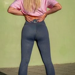 Pink Coconut Highwaist Pocket Legging Michelle Yoga - Running - Fitness - Met Zakken - Grijs Maat XL -Sportkleding-Dames Winkel 472x840 2