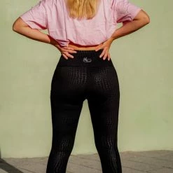 Pink Coconut Highwaist Pocket Legging Michelle Yoga - Running - Fitness - Met Zakken - Zwart Maat XL -Sportkleding-Dames Winkel 472x840 4