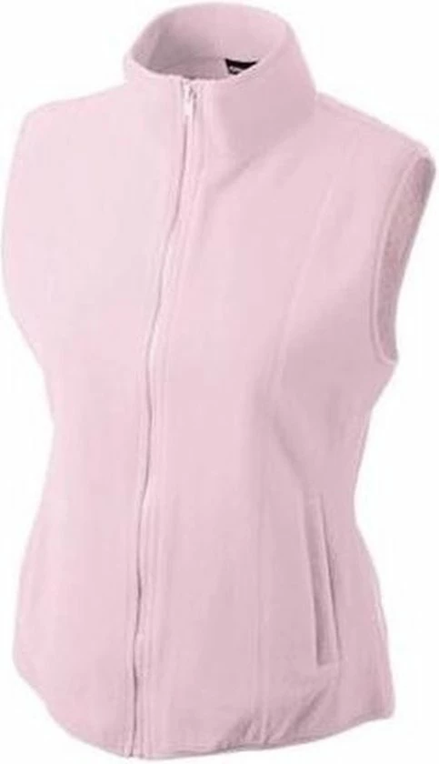 James & Nicholson Fleece Casual Bodywarmer Licht Roze Voor Dames - Outdoorkleding Wandelen/zeilen - Mouwloze Vesten L 3 James & Nicholson Fleece Casual Bodywarmer Licht Roze Voor Dames - Outdoorkleding Wandelen/zeilen - Mouwloze Vesten L