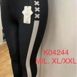 Merkloos Dames Legging - Sportlegging - High Waist - Zwart - Wit - Maat XL/XXL (42-44) 7 Merkloos Dames Legging - Sportlegging - High Waist - Zwart - Wit - Maat XL/XXL (42-44) -Sportkleding-Dames Winkel 492x840