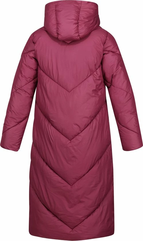 De Regatta Longley Extra Lange Jas - Dames - Waterafstotend - Geïsoleerd - Paars 4 De Regatta Longley Extra Lange Jas - Dames - Waterafstotend - Geïsoleerd - Paars - Afbeelding 2