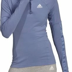 Sportkleding-Dames Winkel 22 Adidas - AEROREADY D2M Cotton Touch Longsleeve - Shirt-XL