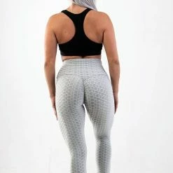 Fancylegs – Honey Sportlegging Dames – Legging Dames – Sportbroek Dames – Trainingbroek – Fitness – Yoga – Afvallen – Tik Tok - Grijs Maat S -Sportkleding-Dames Winkel 504x840 3