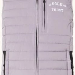 In Gold We Trust The Glory Gewatteerde Bodywarmer - Paars - Maat S