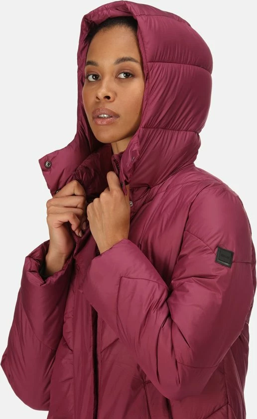 De Regatta Longley Extra Lange Jas - Dames - Waterafstotend - Geïsoleerd - Paars 10 De Regatta Longley Extra Lange Jas - Dames - Waterafstotend - Geïsoleerd - Paars - Afbeelding 8