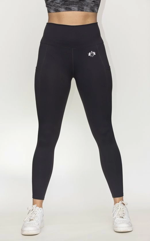 Barzillas Performance Sportlegging Dames - Legging Dames - High Waist - Dry Fit - 4way Stretch - Fashion - Dark Grey - Side Pockets - Size XL 7 Barzillas Performance Sportlegging Dames - Legging Dames - High Waist - Dry Fit - 4way Stretch - Fashion - Dark Grey - Side Pockets - Size XL - Afbeelding 5