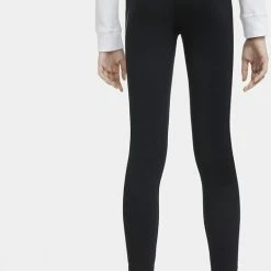 Nike Graphic Legging Meisjes Zwart/lime -Sportkleding-Dames Winkel 523x840 4