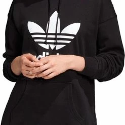 Adidas Trefoil Dames Hoodie - Maat 36 -Sportkleding-Dames Winkel 528x840 2