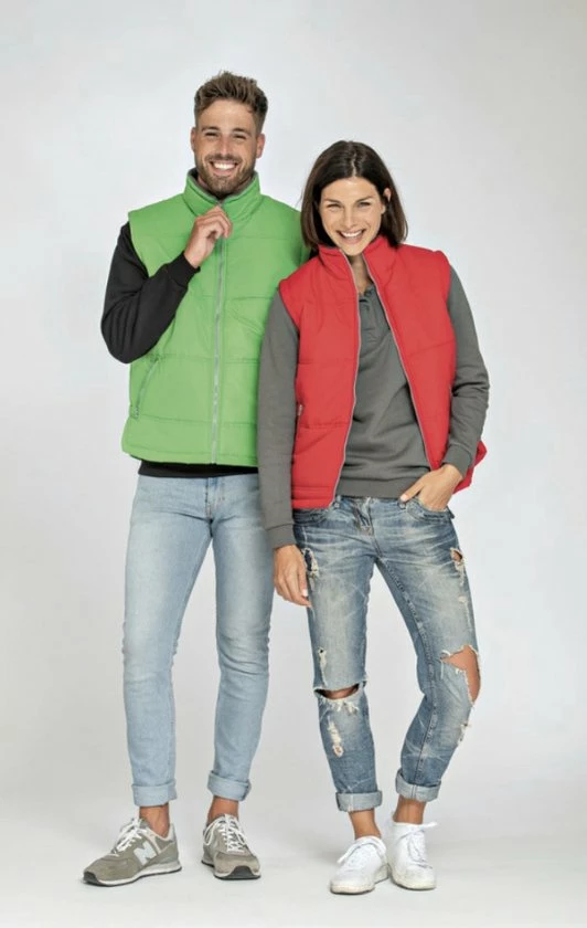 Lemon & Soda Witte Bodywarmer Voor Dames 4 Lemon & Soda Witte Bodywarmer Voor Dames - Afbeelding 2