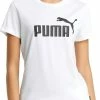 PUMA Ess Logo Tee Dames Sportshirt - Maat M -Sportkleding-Dames Winkel 540x840 3